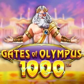 Gates of Olympus 1000 logo by Pragmatic Play at Slota Casino