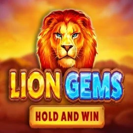 Lion Gems Hold and Win by Playson, showcased at casino-slota.at – game logo